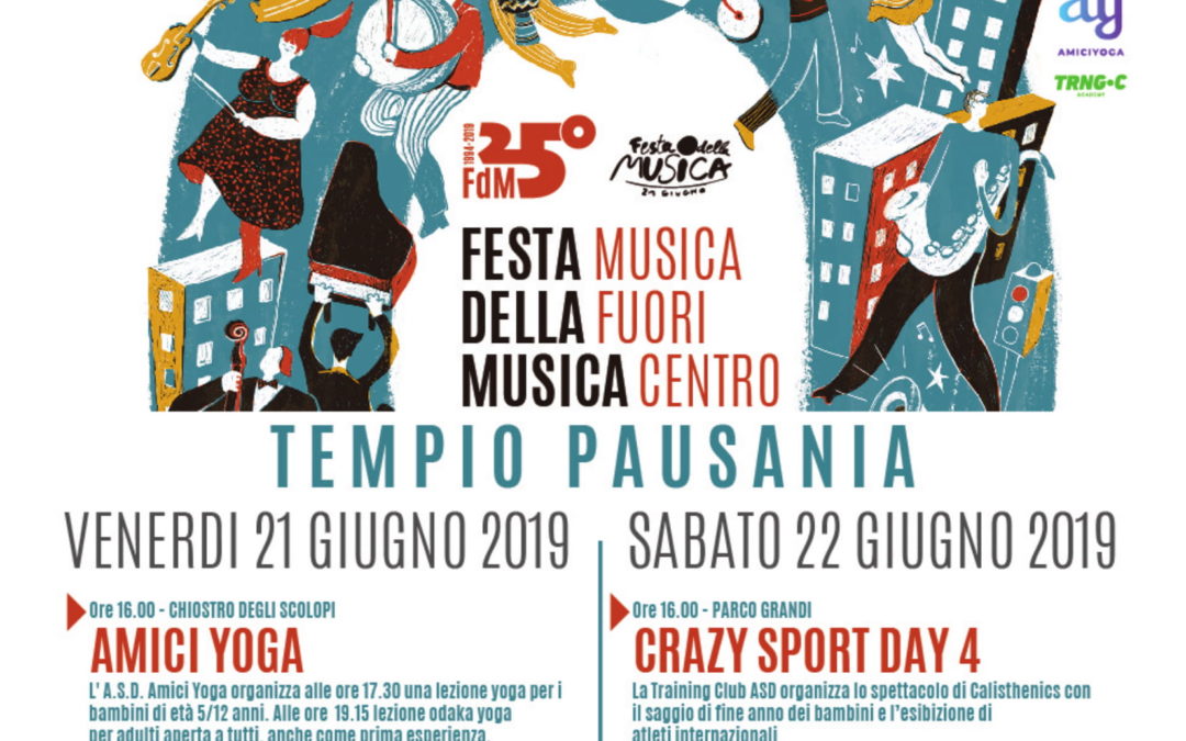 Oggi inizia a Tempio Pausania la Festa della Musica. Vi aspettiamo! Ecco il programma