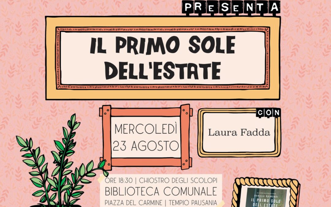 MINTUÀ | APPUNTAMENTO CON DANIELA RAIMONDI IL 23 AGOSTO